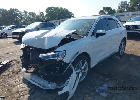 2022 Audi Q3 Premium Plus 45 Tfsi S Line Quattro Tiptronic z USA, uszkodzony, nr VIN WA1EECF37N1090169